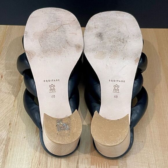 Equitare Philippe Sandals. Black. Size 40/US 10. - Picture 8 of 9